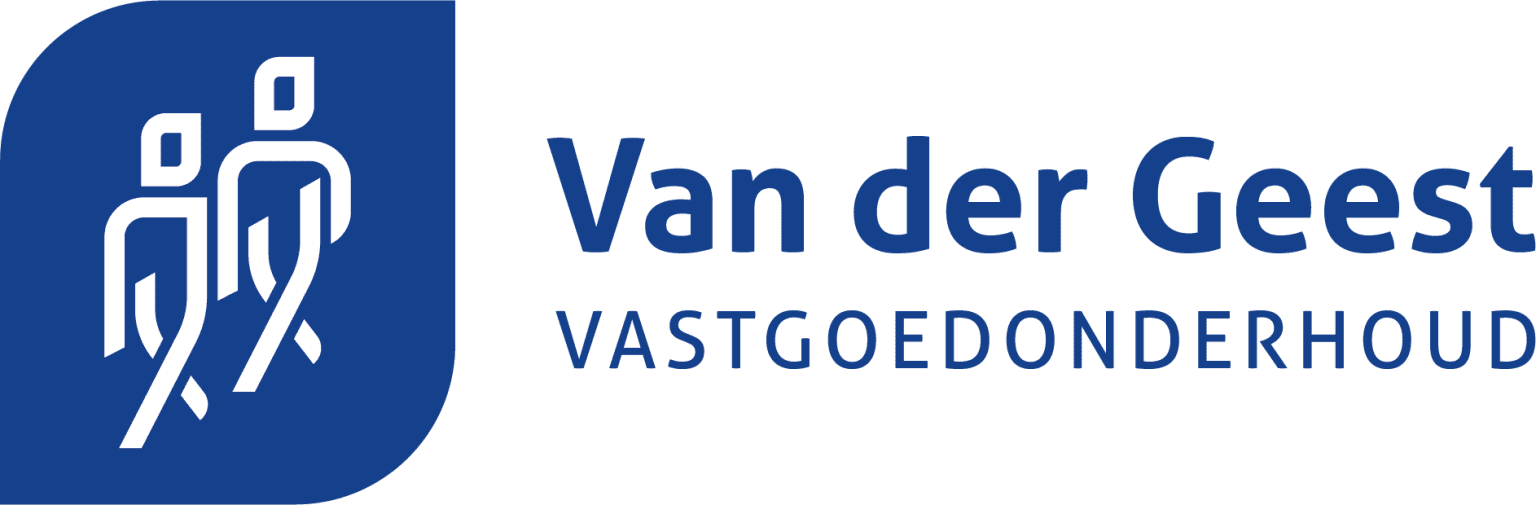 Logo-horizontaal met tekst-Wit en Blauw
